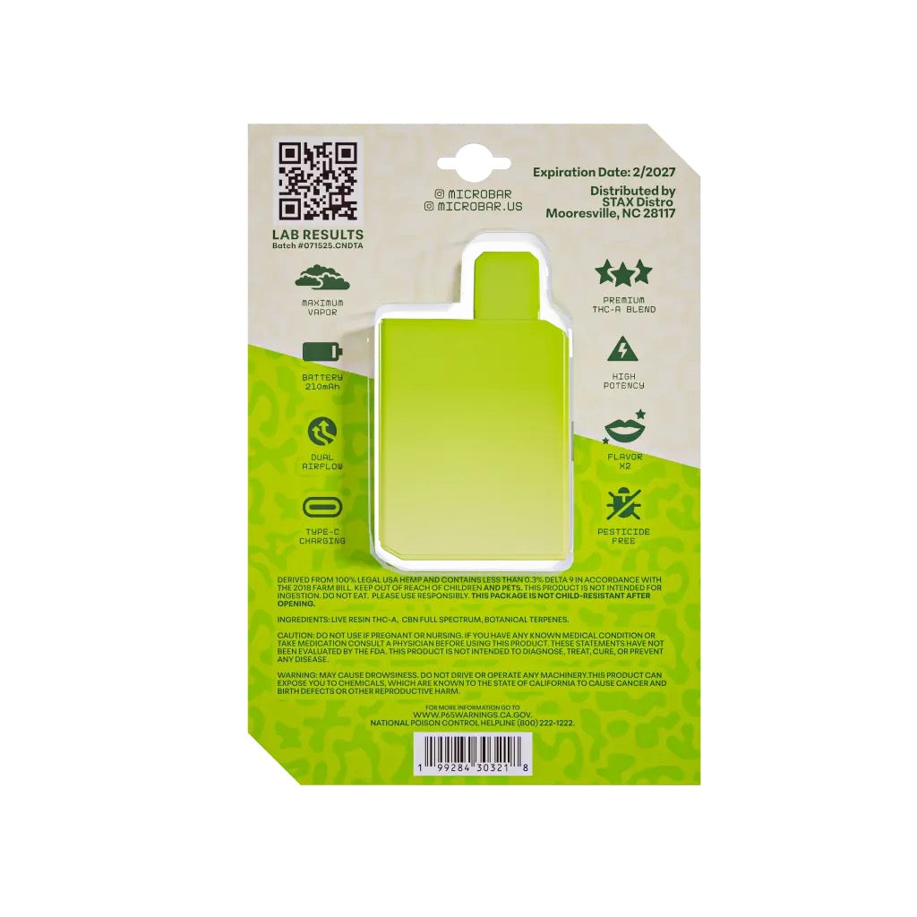 MicorBar 2G Disposable - MelonBar