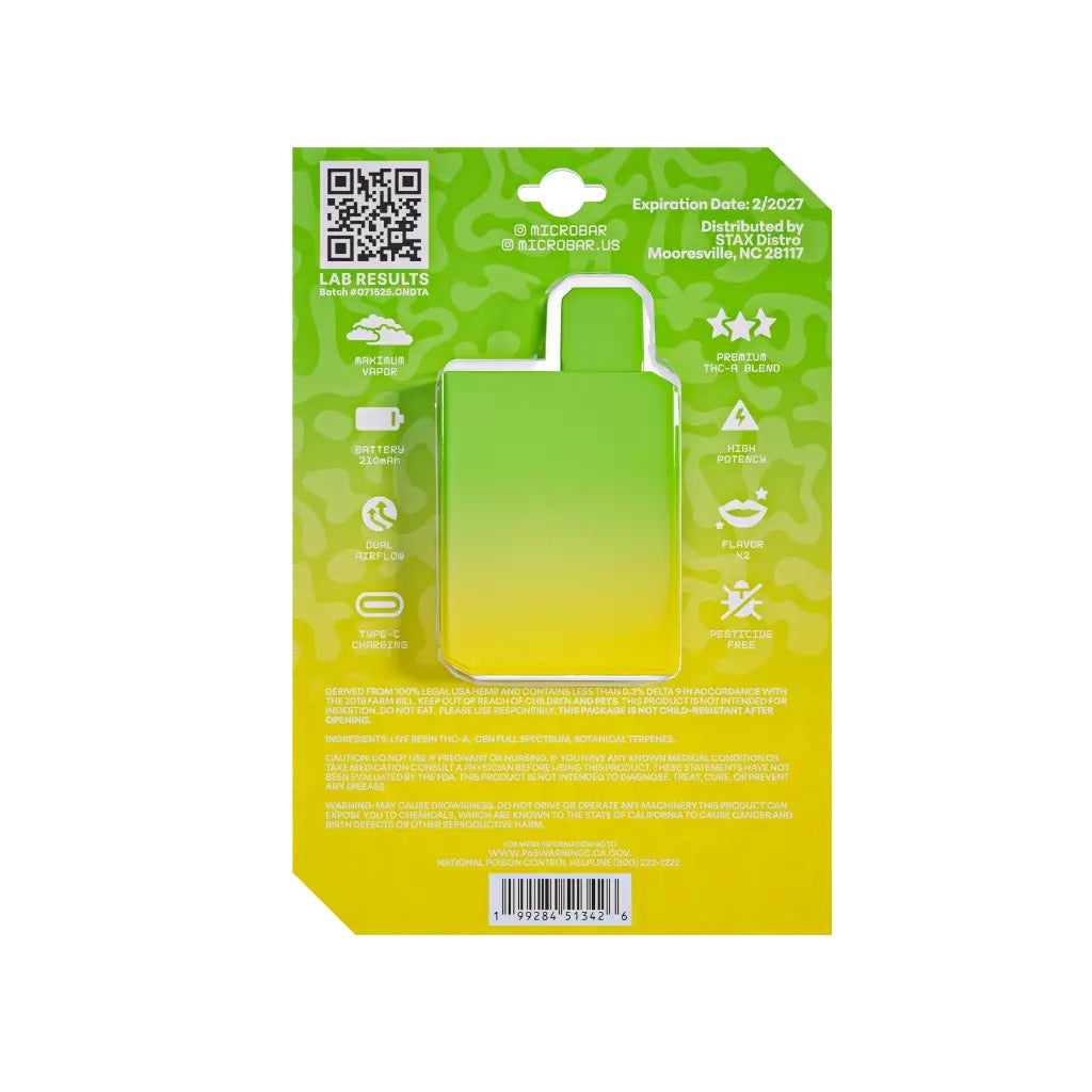 MicroBar 2G Disposable - Pineapple Express