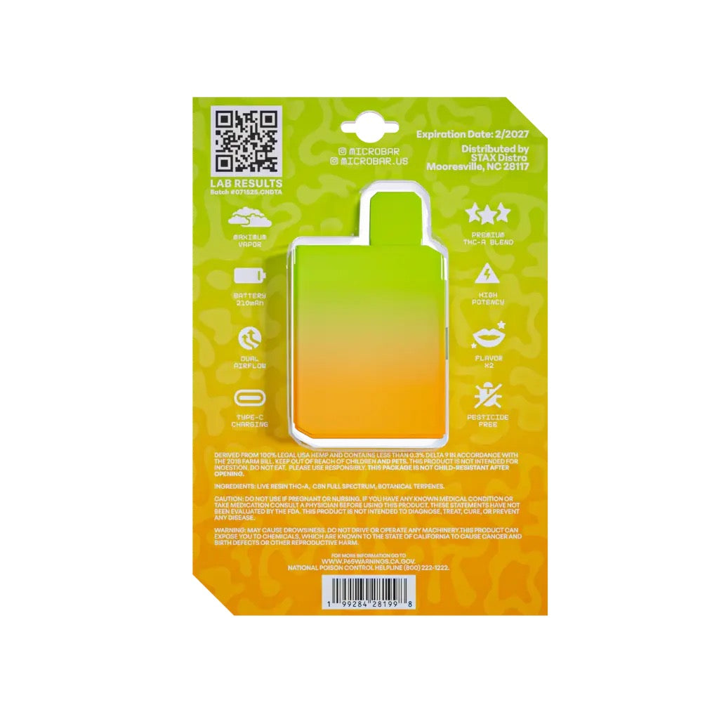 MicroBar 2G Disposable - Mango Sunset